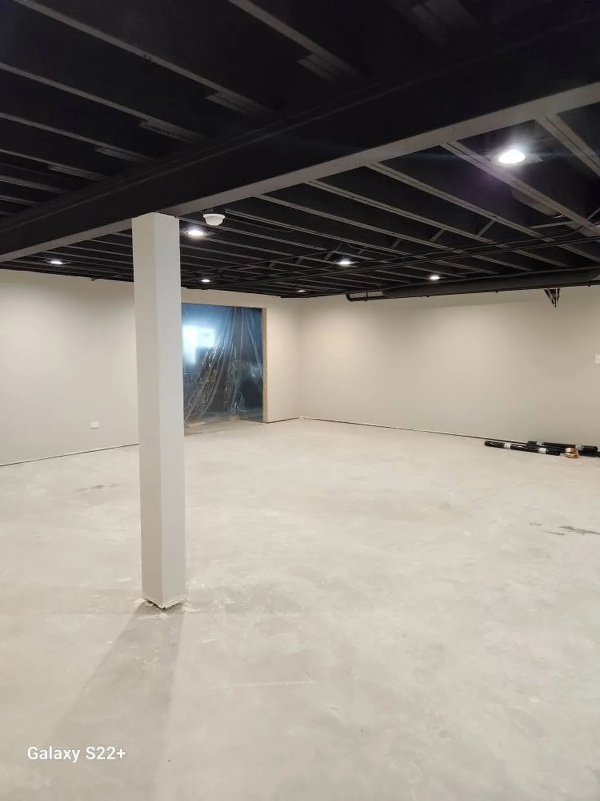 Basement before remodel