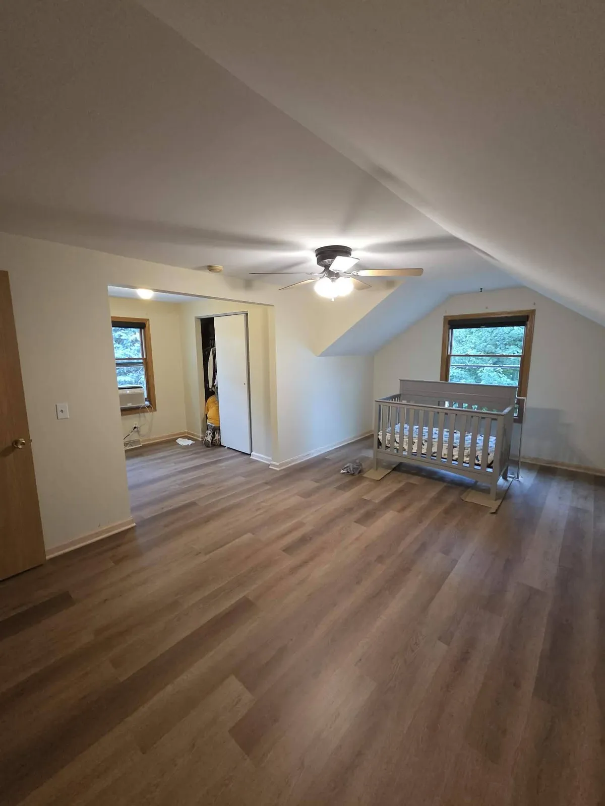 New home flooring installation
